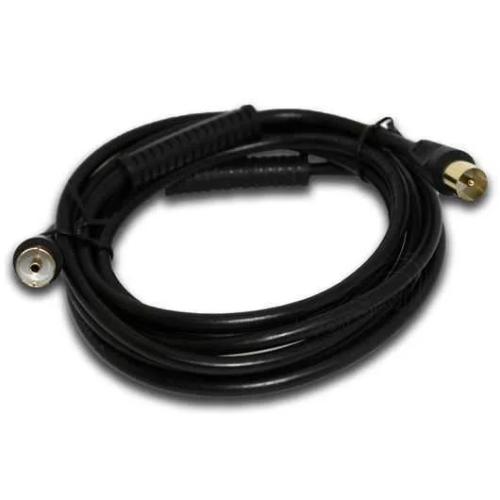 Cable antena IEC 2 metros negro