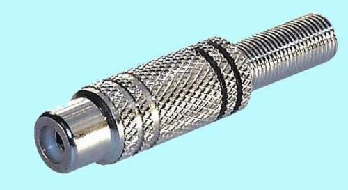 Rca h metal negro cable 6mm