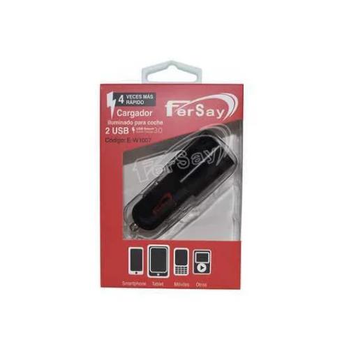 Cargador rapido de coche QUALCOMM 3.0 18W+18W