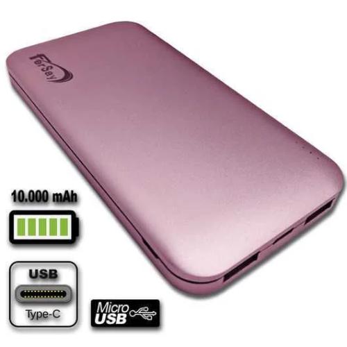 Bateria externa POWERBANK 10000 mah color rosa