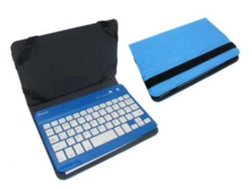 Funda universal teclado tablet 7 " azul