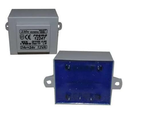 Transformador alimentacion 24 V + 24 V 12 VA