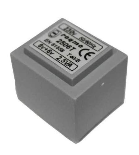 Transformador alimentacion 6V+6V