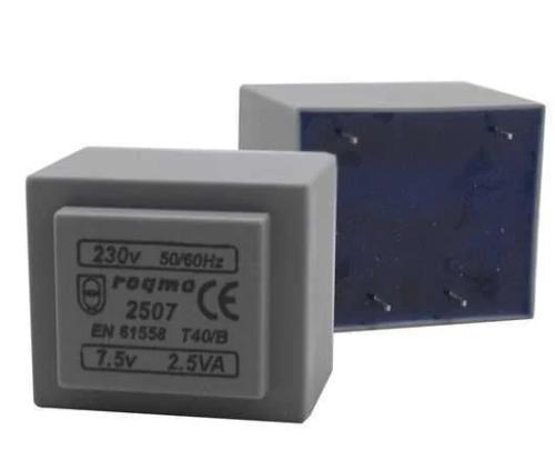 Transformador alimentacion 7.5 V 2.5 VA 334 Mah