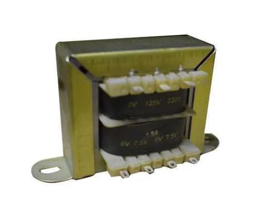 TRANSFORMADOR ALIMENTACION 7,5V + 7,5V; 1,5A