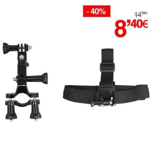 KIT CICLISMO: INCLUYE SOPORTE Y ARNES Go Pro
