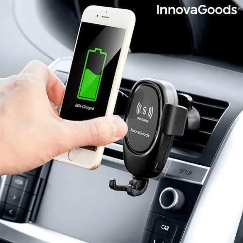 Suporte de Telemóvel com Carregador Sem Fios para Automóveis Wolder Innovagoods