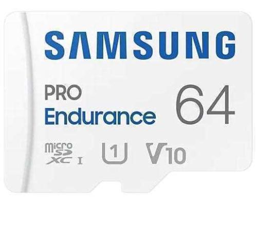 Cartão de Memória Pro Endurance 64gb Microsdxc Uhs-I Classe 10 + Adaptador Sd - Samsung