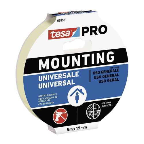 Fita Dupla Face Montagem Pro Universal. 5m X 19mm.