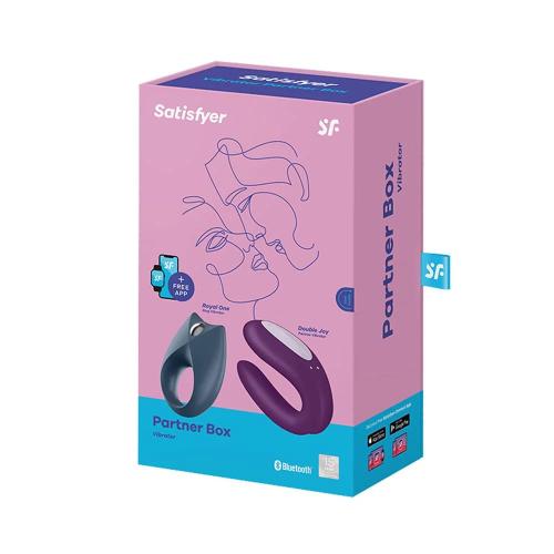 SATISFYER PARTNER BOX 2 - ROYAL ONE + DOUBLE JOY