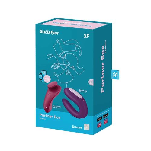 SATISFYER PARTNER BOX 1 - SEXY SECRET + DOUBLE JOY