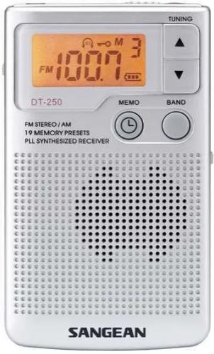RÁDIO PORTÁTIL SANGEAN DT-250 LCD