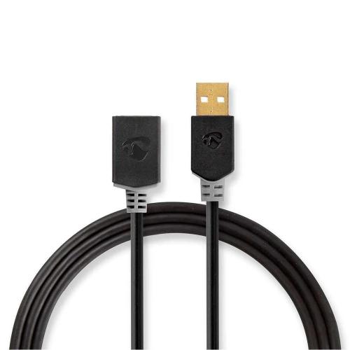 Cable Usb | Usb 2.0 | Usb-A Macho | Usb-A Hembra .