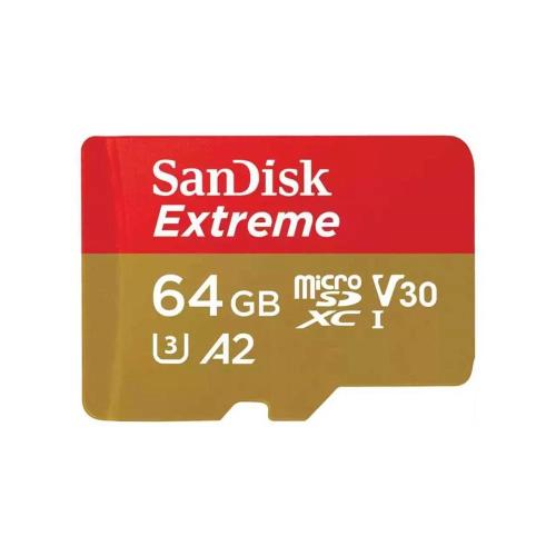 Cartão de Memória Microsd Sandisk Extreme Microsdhc/Microsdxc Uhs-I 170mb/S 64gb + Adaptador Sd