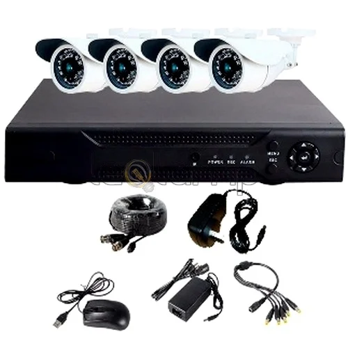 Kit Vigilancia DVR+4 Camaras 1080p