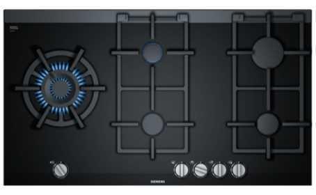 Plate 5 Gas Openers 912x520mm Er9a6sb70 - Siemens