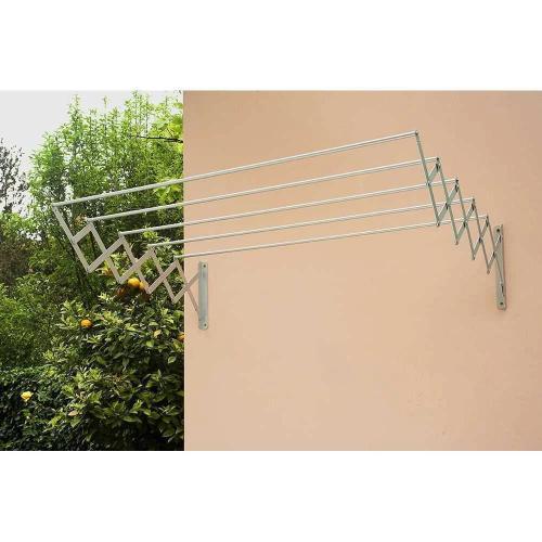 Estendal de Aço Epoxi 100cm Branco