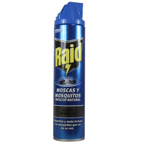 Inseticidas Raid Moscas Mosquitos Fresco 600ml