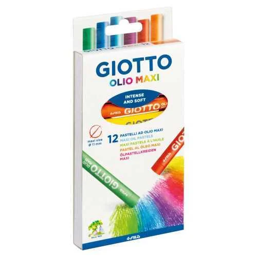 Estojo C/ Asa de 12 Barras Pintura Óleo Giotto