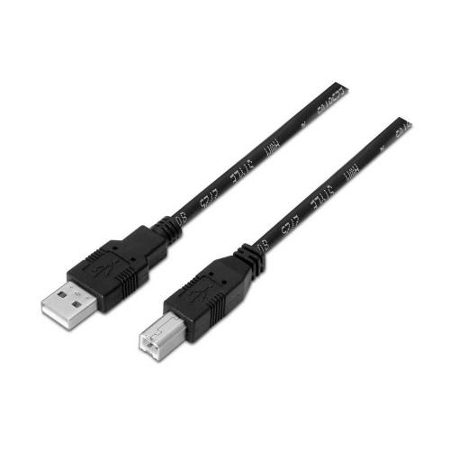 Cable Usb(A) 2.0 a Usb(B) 2.0 Aisens 1.8m Negro