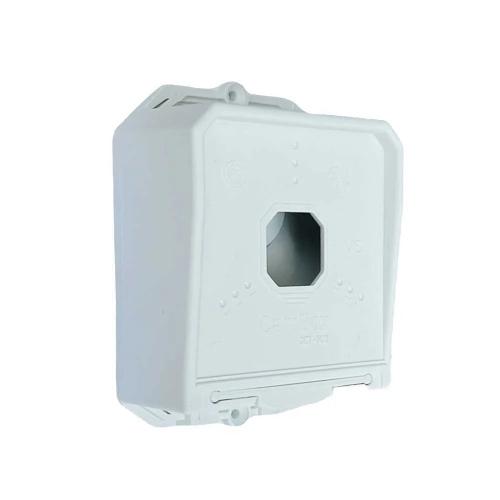 Caja de conexiones para cámaras domo - Color blan.
