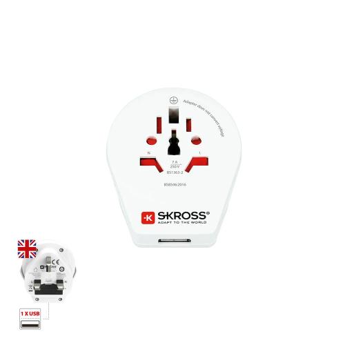 SKROSS 1.500267 ADAPTADOR DE ENERGIA TIPO G (UK) .