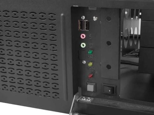 Caixa ATX Lanberg SC01-4504-08B Rack Preto 4U