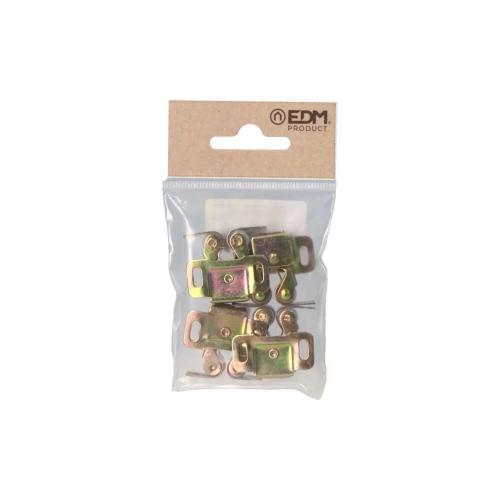 Pack 4un fecho batente rolamento borracha 0,8mm b.