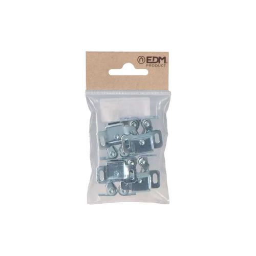 Pack 4un fecho batente rolamento borracha 0,8mm z.