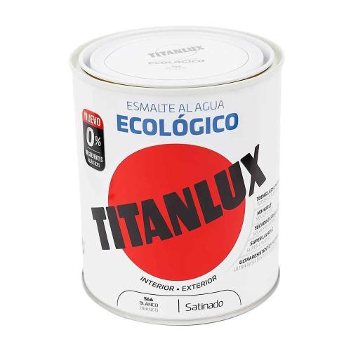 Esmalte Ecológico à Base de Água Acetinado Branco.