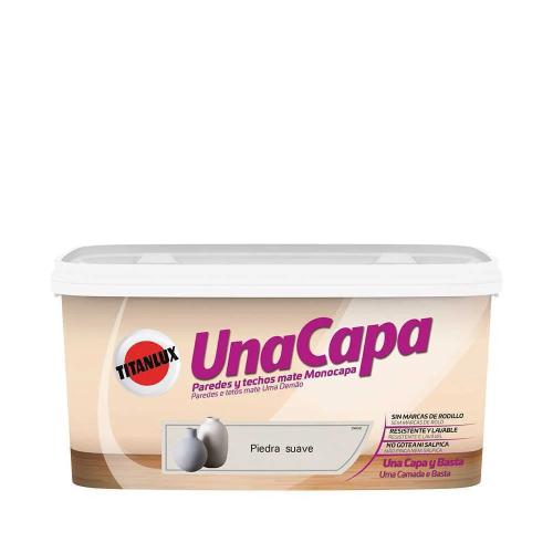 Tinta monocapa pedra suave mate interior 4l titan.