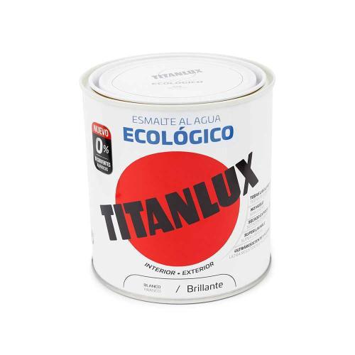 Esmalte Ecológico à Base de Água Brilhante Branco.