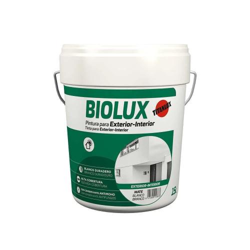Tinta plástica interior-exterior mate biolux 4l t.