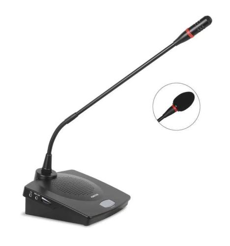 Microfone delegado.
