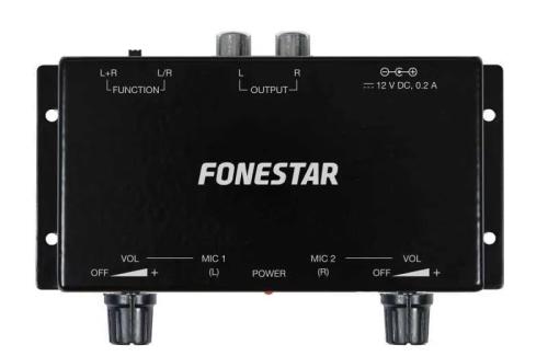 FONESTAR TC-6MX PRÉ-AMPLIFICADOR DE AÚDIO