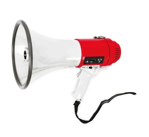 Megafone com sirene USB/SD/MP3