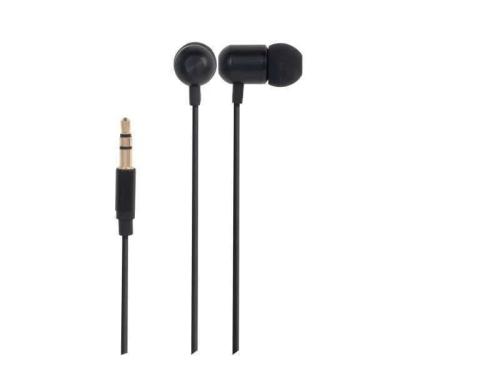 Auriculares In Ear com Microfone. Estéreo. com Cabo. 20-20.000 Hz. Cabo 5 M. Preto.