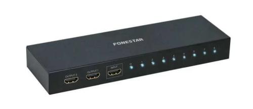 Distribuidor Amplificado Hdmi 1.4 4k@30hz 1 X 8 - Fonestar