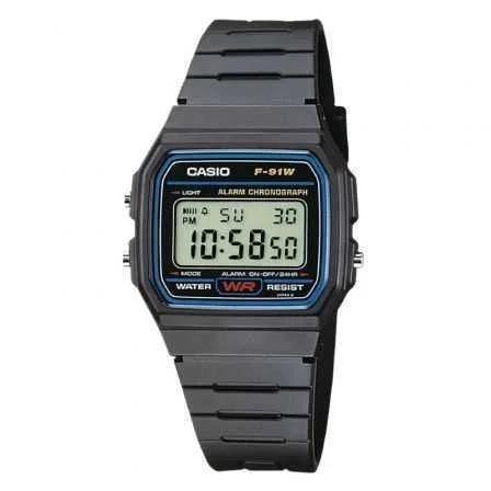 Reloj Digital Casio Collection Men F-91W-1YEG/ 38.