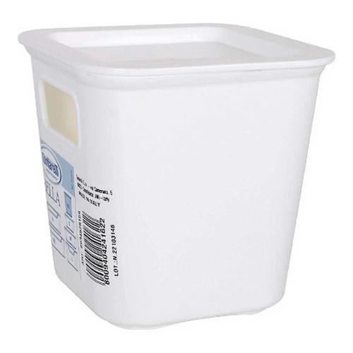 Caixa de Armazenagem Tontarelli Bella Branco 11,4 X 11,4 X 11,2 Cm