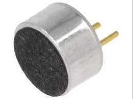 Célula Microfone Ø9,7x5,2mm; 2,2kO; 0,8mA; 1,5÷10V