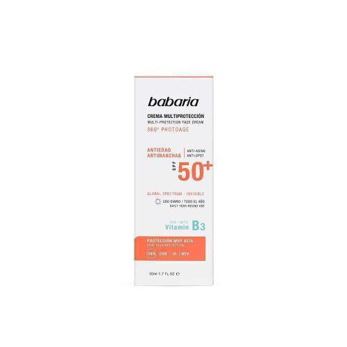 BABARIA SPF50+ MULTI-PROTECTION CREAM CREME DE PR.