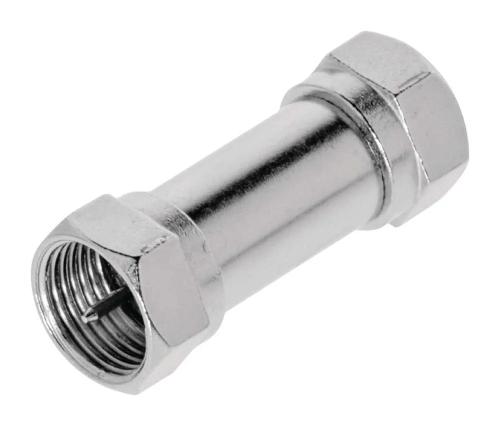 F acoplador de antena macho - F macho metálico 1.