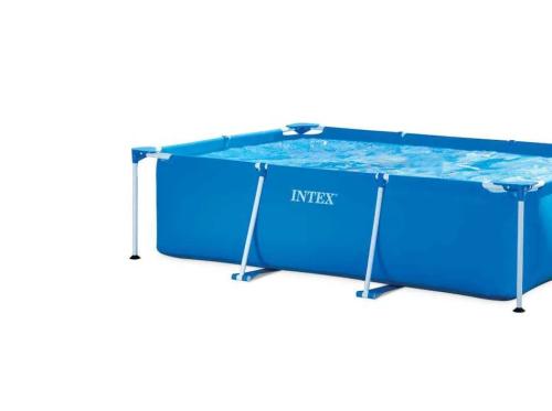 Intex Apo Frame 260x160x65cm Ohne Pumpe Eckig Blau