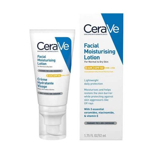 Loção Facial Hidratante Cerave Spf 50 (52 Ml)