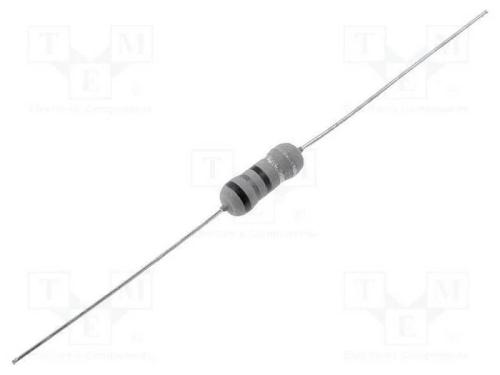 Resistência fusivel THT 6k8 1W ±10 Ø3,5x10m