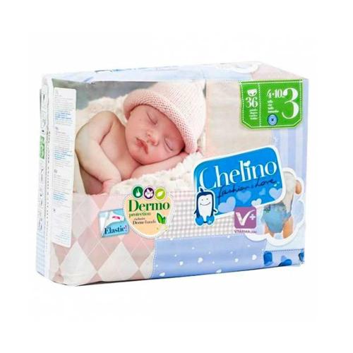 Fraldas Descartáveis Chelino (36 Uds)