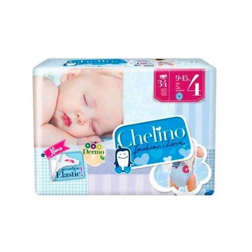 Fraldas descartáveis Chelino (34 uds)