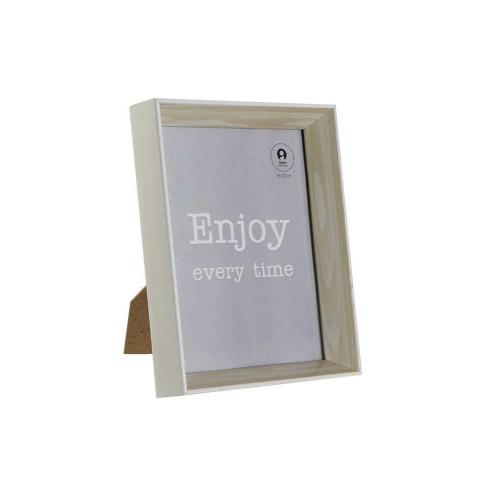 Moldura de Fotos DKD Home Decor Natural Branco PS.