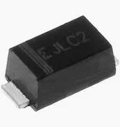 Díodo retificador SMD 600V 3A SMC Ufmax 1,1V 100A